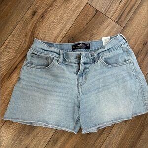 Hollister Women's Sky Blue Jean Shorts